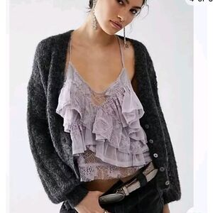 Free People in the clouds lace top